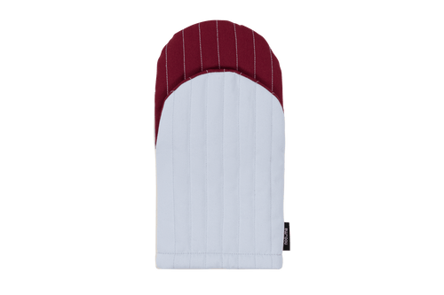 noo.ma Rubi keukenhandschoen - color-block beige, burgundy en blauw
