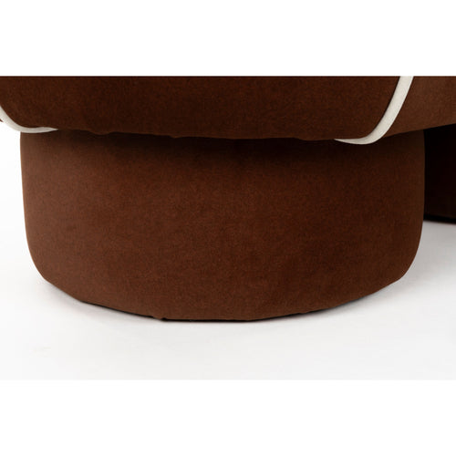 Housecraft Living Marina Bank Ovaal 77,5 cm Rood