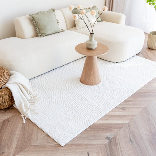 Interieur05 vloerkleed Curve- creme/wit - 240 x 330 cm