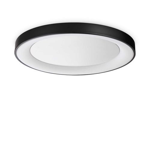 Ideal Lux PLANET Geïntegreerde LED Semi Flush Light Zwart 3000Lm 3000K