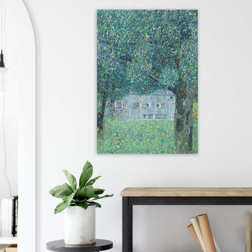 Artfulprints  Gustav Klimt - Farmhouse in upper Austria   poster 70x100 cm - vtwonen shop