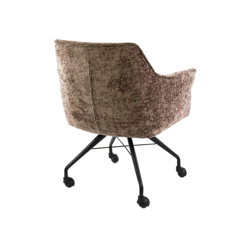 Giga Meubel Eetkamerstoel Hoven - Champagne - Incl. Wieltjes - Set van 2 - vtwonen shop