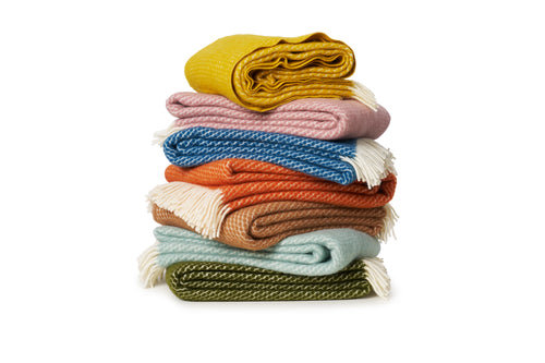 Klippan 100% wollen - deken Velvet - mocca - 130x200cm - vtwonen shop