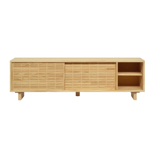 Naan Furniture TV meubel Galera - Natuurlijk grenen gelakt - 150 cm - vtwonen shop