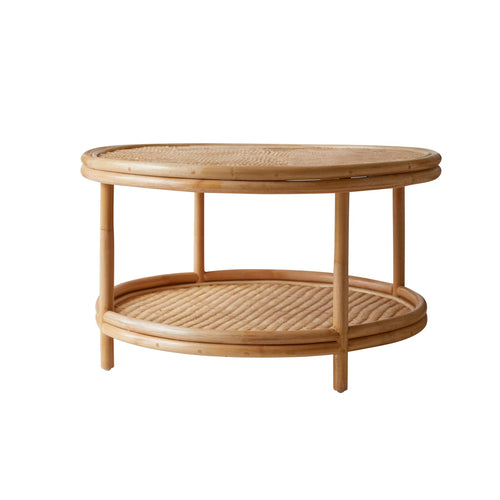 Tikamoon Salontafel in rotan - Naturel