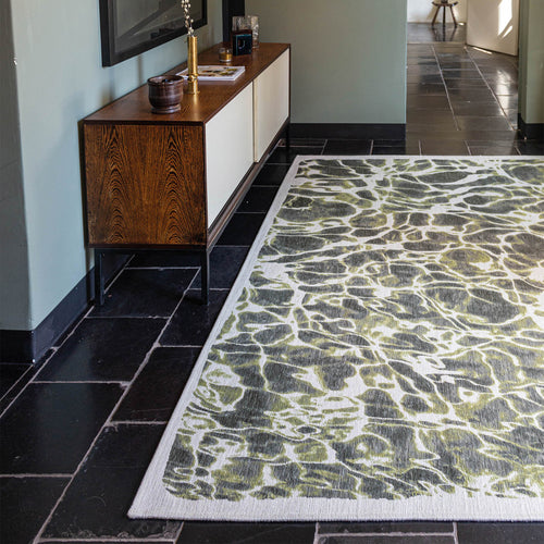 Louis De Poortere vloerkleed River - groen - 240x340cm - vtwonen shop