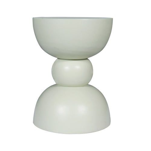 StarFurn Bijzettafel Jon - Rond Groen Hout - 30x30x40cm - vtwonen shop