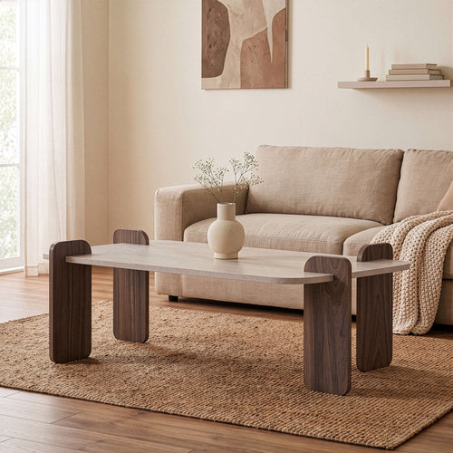 Calicosy - ELIA Salontafel - Naturel - 120x60x35 cm
