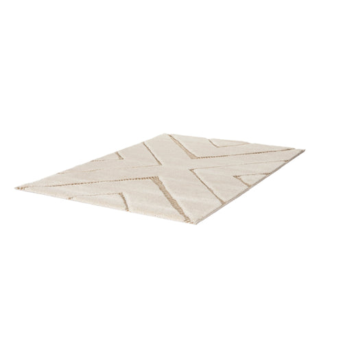 AFK Living vloerkleed  Romy - reliëfeffect - beige - 160 x 230 cm - vtwonen shop