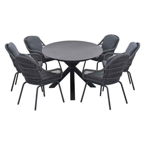 Garden Impressions tuinset Yima - Scot - Napoli grey - 230x115 cm - 7-delig
