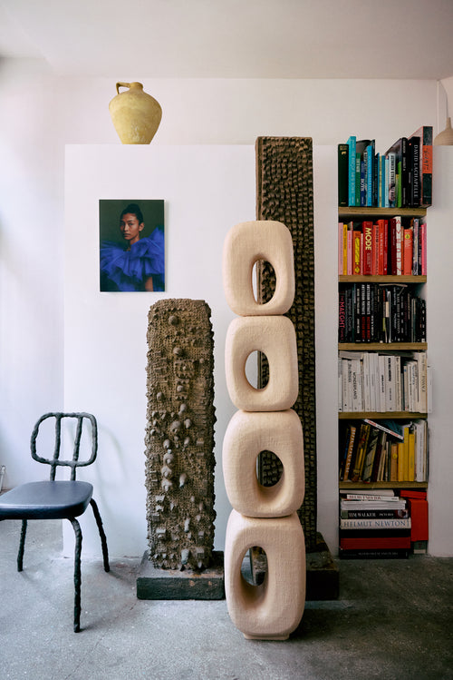 HKLIVING sculptuur Raw Art – palmvezel - vtwonen shop