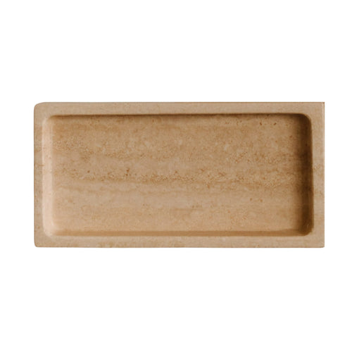 Desert Rose travertine dienblad - 30x15cm - vtwonen shop