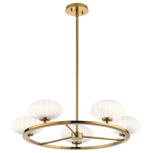 Elstead Kichler Pim Globe Hanglamp Vos Goud, 3000K, IP44
