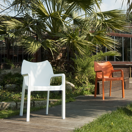 Garden Impressions tuinstoel Diva wit - set van 4 - vtwonen shop