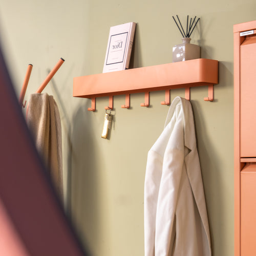 Spinder Design kapstok Dax Play 7 - Clay Terra - 7 haken - vtwonen shop