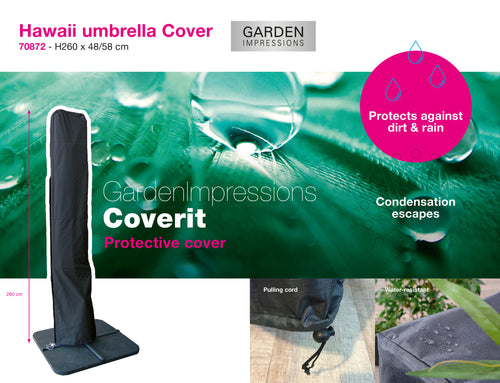 Coverit Hawaii parasol hoes - 260x48/58 cm