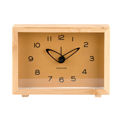 Karlsson wekker Tipico - geel - Ø19cm - vtwonen shop