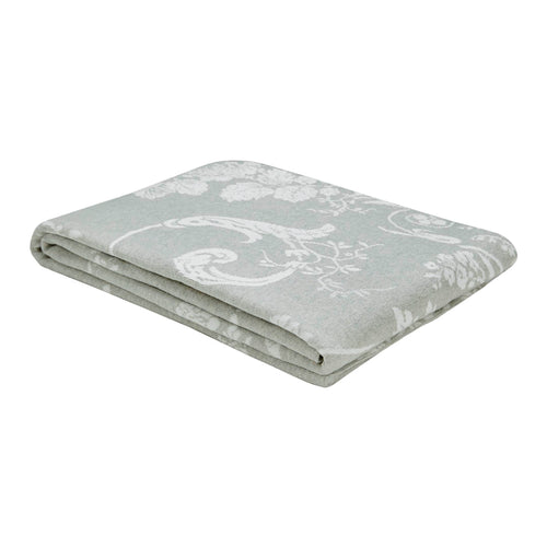 Laura Ashley Josette Plaid - Bloemen - 130x170cm - Grijs