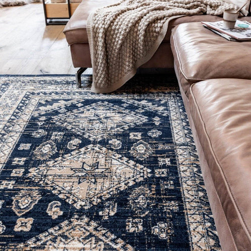 Interieur05 Vintage Vloerkleed Aila Blauw - 160 x 230 cm - vtwonen shop