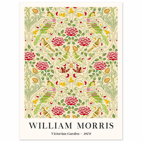 Artfulprints  William Morris - Victorian garden 1879   poster 30x40 cm - vtwonen shop