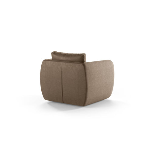 Cosmopolitan Design - Fauteuil Nimes structurele stof zand - 87x95.5x80cm