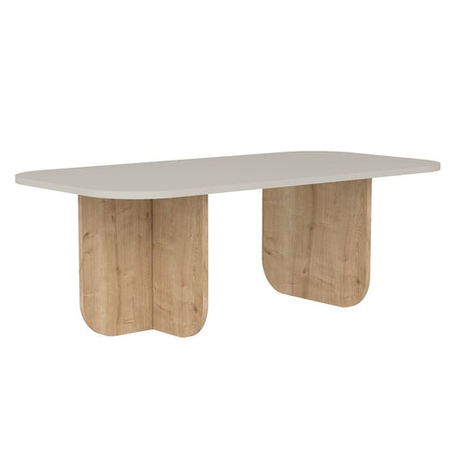 Calicosy - BECAJ Rechthoekige salontafel - Eiken - 60x120x41,4 cm