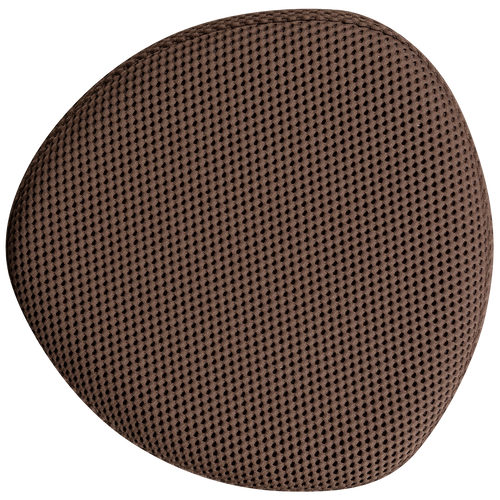 WOOOD poef Puuk - Mesh - Espresso - 38x40x40 - vtwonen shop