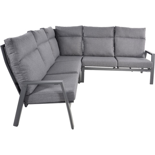 Lesli Living loungebank Ohio - antraciet - 142,5x83x98cm
