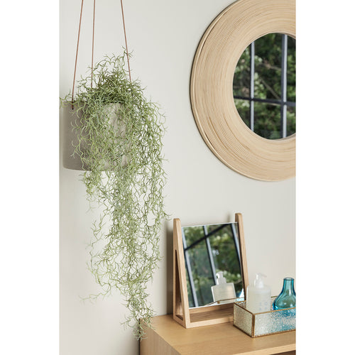 Hübsch spiegel Blush - bamboe/spiegelglas - ø60xh6cm - vtwonen shop