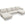 Cosmopolitan Design Panoramische bank Vienna 6-zits, structurele stof, lichtgrijs - 170x350x95cm