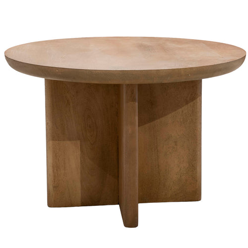 DÉJA Living Salontafel Helsinki - Naturel Hout - 60x60x39cm