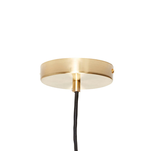 Hübsch hanger Muse - glas/ijzer - ø40xh40cm, e27/15w