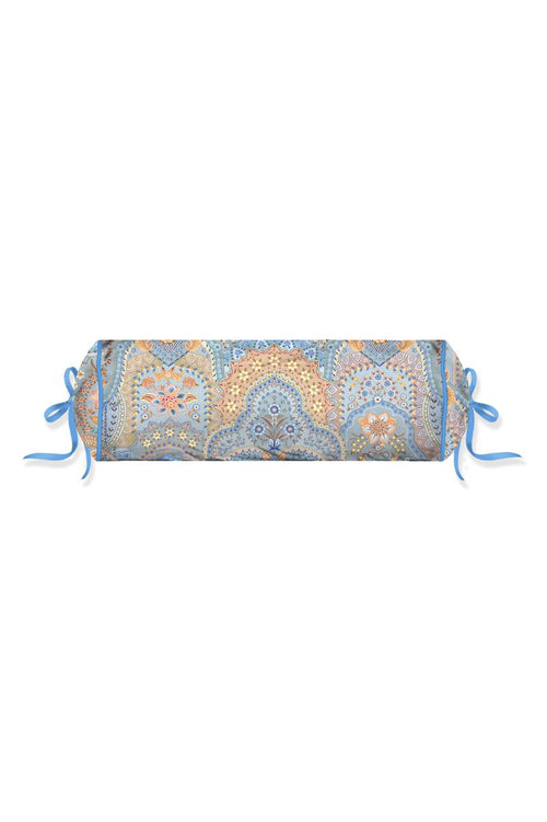 Pip Studio decoratiekussen Jabali Flower Roll - 22x70 cm - blauw