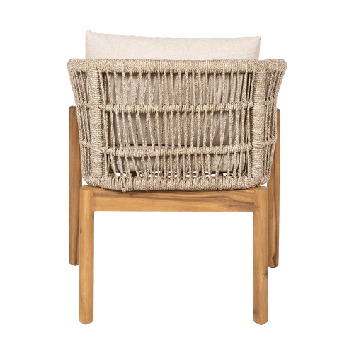 Artichok Teresa Houten Tuinstoel Beige - Met Zitkussens