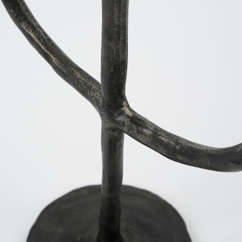 House of Seasons Stretto Kandelaar - L21 x B10 x H41 cm - Zwart - vtwonen shop