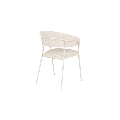 Housecraft Living Zeri Eetkamerstoelen armleuning Off white - Set van 2 - vtwonen shop