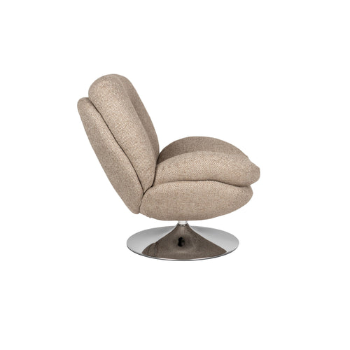 Housecraft Living Romy Fauteuil Draaibaar Bruin
