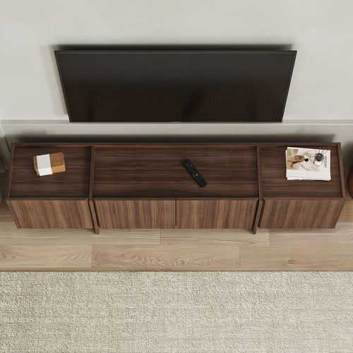 Calicosy - TV-meubel ARVEN - beige 180x90x75 cm