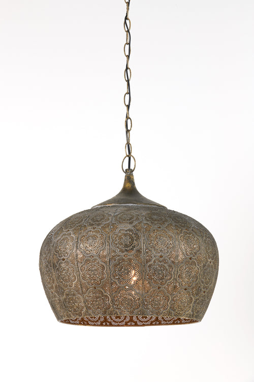 Light & Living hanglamp EMINE - Ø43.5x40.5cm - bruin