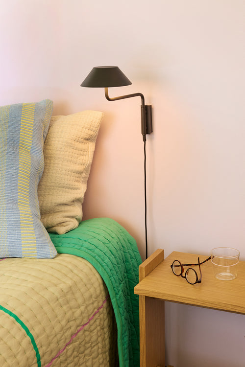 Hübsch wandlamp Cover - ijzer/polycarbonaat - 30x30xh25cm