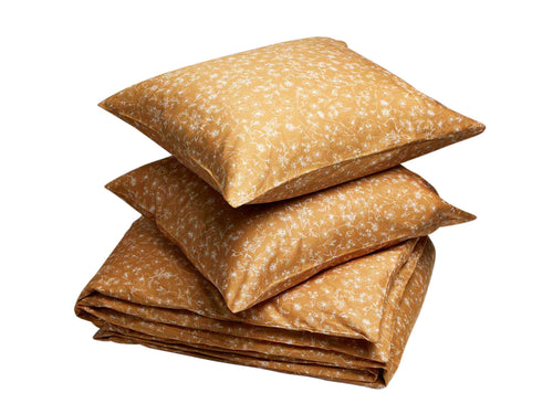 Yumeko dekbedovertrek katoen satijn fields of gold 260x220 + 2/60x70 - vtwonen shop