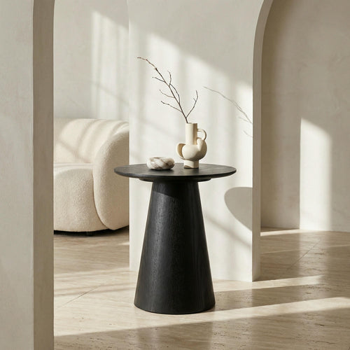 Furnhouse ronde salontafel Tango - Zwart - Ø 45 cm