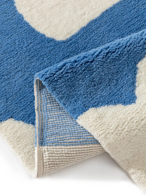 benuta kindervloerkleed Lumi - blauw - 100x150 cm
