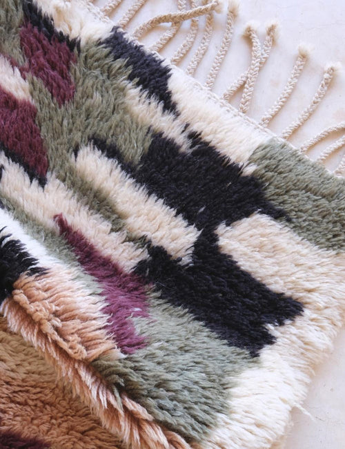 AFK Living vloerkleed Berber - handgemaakt - Wol - 80 x 306 cm - vtwonen shop