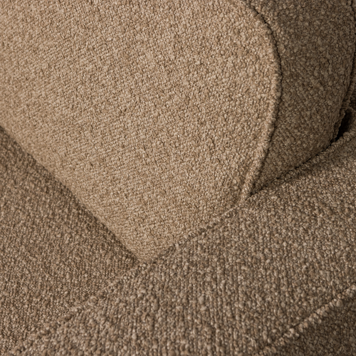 vtwonen draaifauteuil Lazy - Bouclé - Bruin
