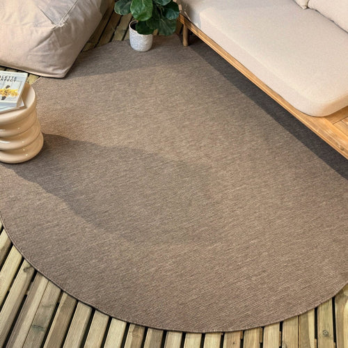 Rond buitenkleed Tone linnen - Interieur05 - 240 x 240 cm - vtwonen shop