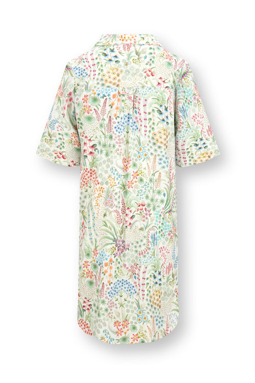 Pip Studio - Dewi Nachthemd - Dames - Querida - Wit - XS - vtwonen shop