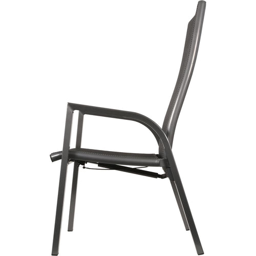 Lesli Living bistrostoel Mojito - antraciet - 59x69x110cm