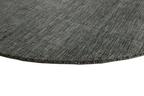 Vloerkleed MOMO Rugs Panorama Uni Rond Dark Grey 250 rond