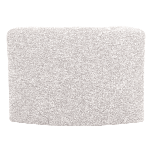 WOOOD eetbank hoek met rugleuning Mojo Base - Bouclé - Ecru - 83x80x80